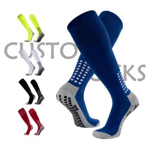 Quality Custom logo Sports cotton knee high football socks 20-30mmhg cute plus size running compression socks unisex wholesale