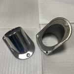 45° Tube Flange Floor Mounted Handrail Pipe Base Plate Stainless Steel