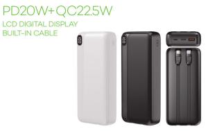 Quality PD20W+QC22.5W LCD DIGITALDISPLAY BUILT-INCABLE wholesale
