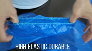 Quality Thickened Slip Resistant Disposable Shoe Covers PE PP CPE Disposable Knee High Boot Covers wholesale