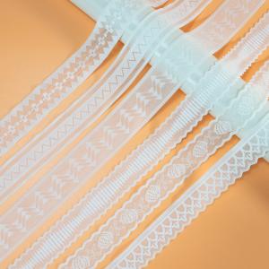 Quality Fashionable Vintage Floral Embroidery Eyelet Cotton Lace Fabric Trims wholesale