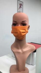 Quality EN14683 Disposable Orange China Surgical Colorful Medical Face Mask wholesale