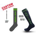 Custom Football Soccer Cozy Adult Sports Socks Non-slip Knee Hign Compression