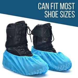 Quality PP PE Plastic Overshoe Covers Non Woven Disposable Waterproof Shoe Protectors wholesale