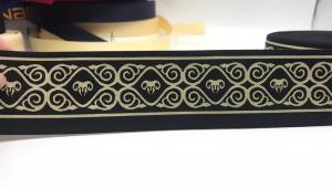 Quality Custom private label band underwear elastic custom logo nylon jacquard ribbon for clothing wholesale