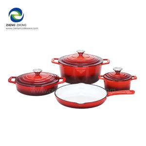 Quality Enamel Cast Iron Cookware Set wholesale