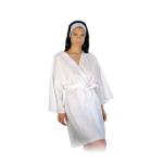 Wholesale Unisex White Waffle Dressing Gown PP Beauty Salon Kimono Robes