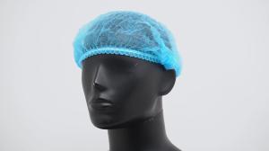 Quality S&amp;J Medical Elastic Disposable Non Woven Cap Doctor Nurse Bouffant Cap wholesale