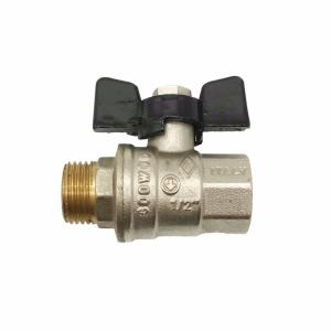 Quality Long Life Yellow Water Meter Accessories DN15 Versatile Brass Valves wholesale