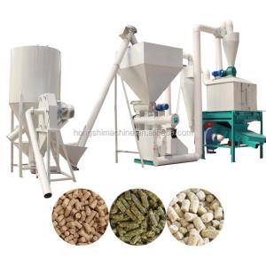 Quality Small Complete Animal Feed Pellet Machine Production Line High Quality wholesale