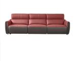Italian-Style Nappa Leather Multi-Function Sofa Home Living Room Three-Seat