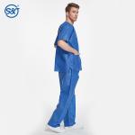 25gsm Non Woven Patient Gown Without Long Sleeves Hospital Patient Gowns For