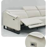 Modern Minimalist First Layer Cowhide Living Room Sofa Armrest Creative Design