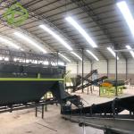 Powder organic fertilizer production Line cow manure fertilizer making machine