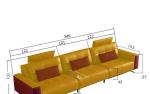 Light Luxury Leather Soft Sofa Space Capsule Cinema Sofa Living Room Combination