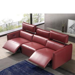Quality Space Capsule Italian Minimalist Leather Functional Sofa Corner Living Room Electric Sofa Combination wholesale