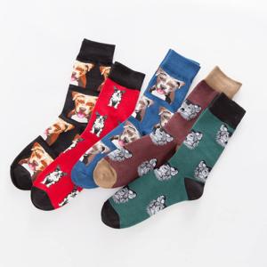 Quality New Design Pet Socks Dogs Nice Men Wholesale Socks Fashion Mid Calf Plus Size Crew Socks wholesale
