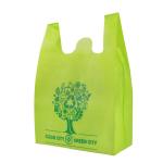 T Shirt / W Cut Non Woven Polypropylene Tote Bags , Different Colors Reusable