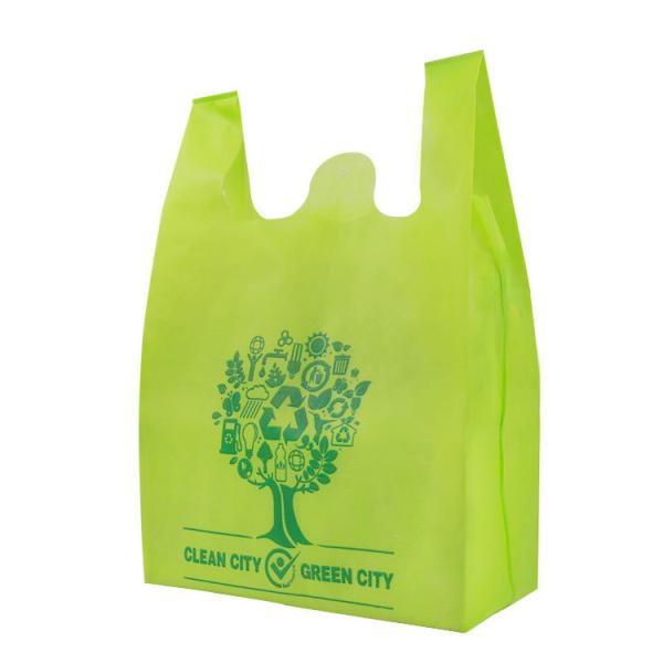 T Shirt / W Cut Non Woven Polypropylene Tote Bags , Different Colors Reusable