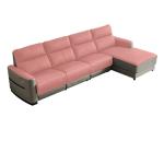 2022 Head Laminated Textured Cowhide Sofa Italian Minimalist Living Room Corner