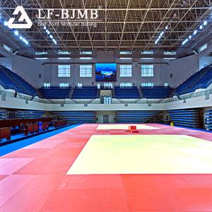 Quality LF space frame prefab gym building badminton sport hall steel structure construction indoor center sport stadium roof wholesale