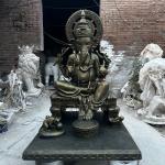 Bronze Lord Ganesha Statue Sculpture Brass Ganesh Indian God Metal Hindu