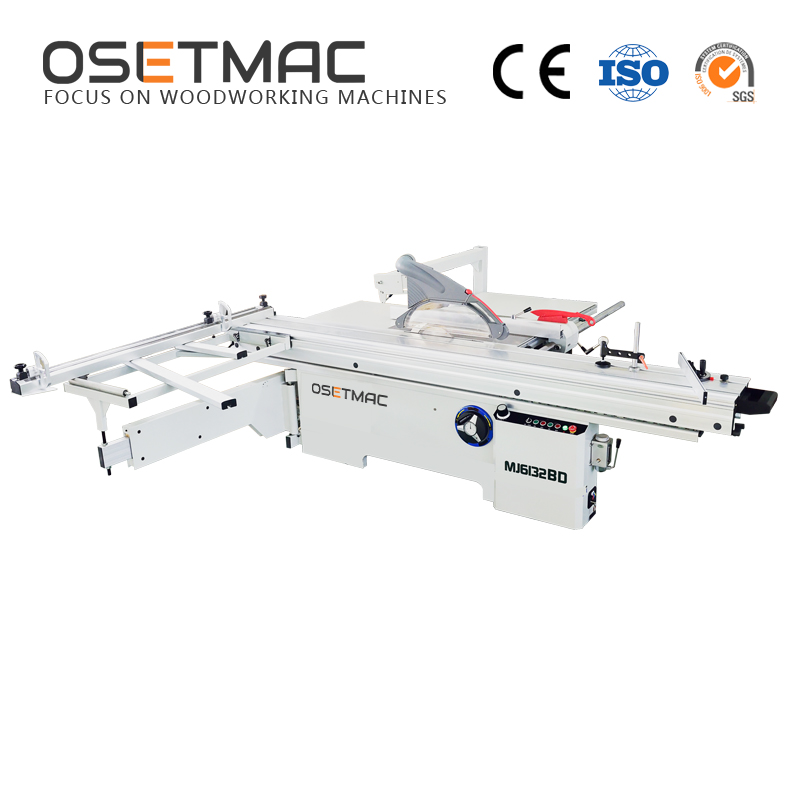 accuracy Woodworking Sliding Table Panel Saw MJ6132BD from OSETMAC for Wood Cutting