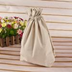 Custom Logo Printing Reusable Cotton Shopping Bags Fabric Drawstring Bags