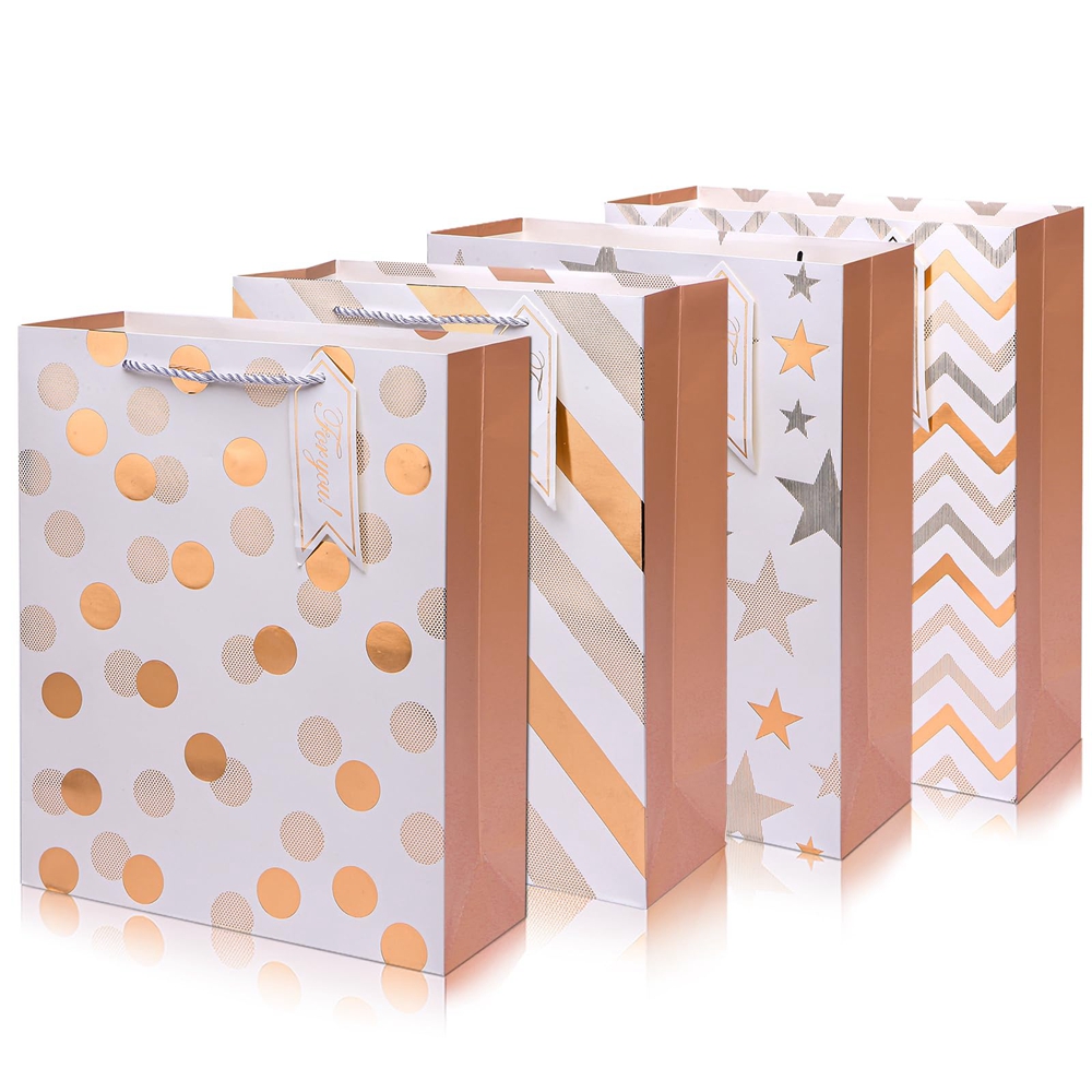 Custom Pattern Type White Cardboard Shopping Tote Paper Bag For Boutique With Custom Color