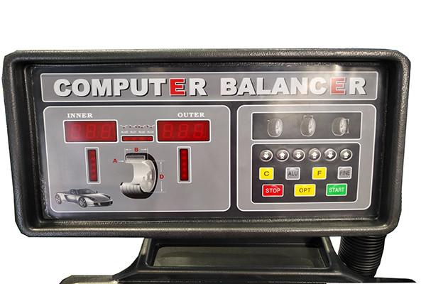 Automatic Wheel Balancing Equipment , Car Wheel Balancer 200rmp 0.25kw