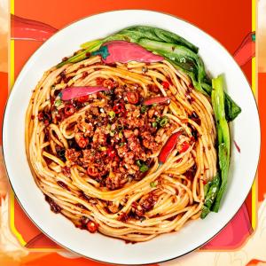 Quality Handmade Alkaline Chongqing Spicy Noodles 206g Chong Qing Xiao Mian wholesale