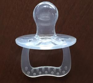Quality Transparency Silicone Baby Pacifier Food Grade With Big Plush Size Nipple Teat wholesale