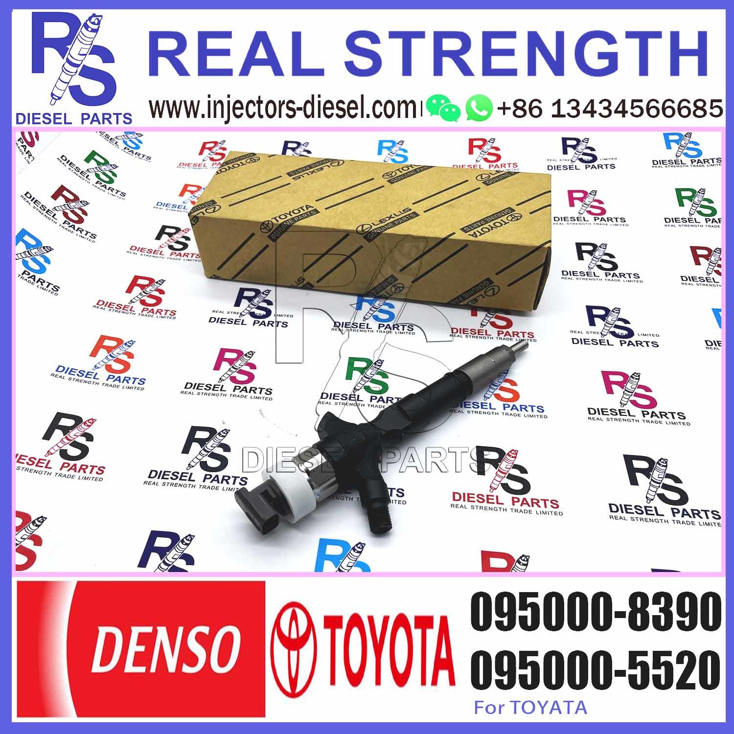 High Quality Diesel Fuel Injector Nozzle 23670-30280 Common Rail Injector 095000-8390