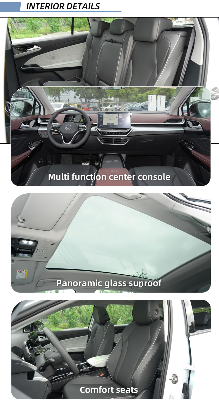 Hot selling 2022 pure edition ID 6X manufacturers direct sales of new energy vehicles seven-seater SUV