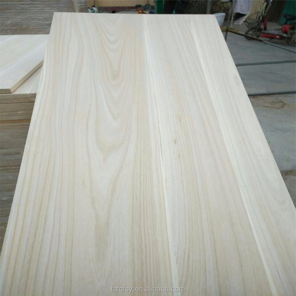 Contemporary Design Style Solid Wood Panels Paulownia Wood Board Grade AB from Qingfa