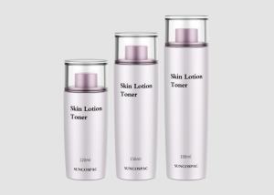 Quality Thick Wall PMMA Cosmetic Toner Bottle 120ml 150ml 180ml With Screw Lid wholesale