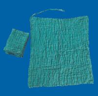 Quality Prewashed Green Lap Sponges 40X80-6PLY 40S / 40S / 30X20 mesh wholesale