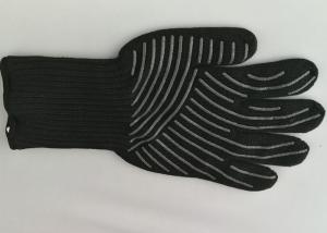 Quality Silicone Cooking Heat Resistant Gloves 500℃ High Temp Resistance Non Slip wholesale