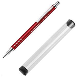 Quality push style ball pen in PVC tube packing for for promotional use wholesale