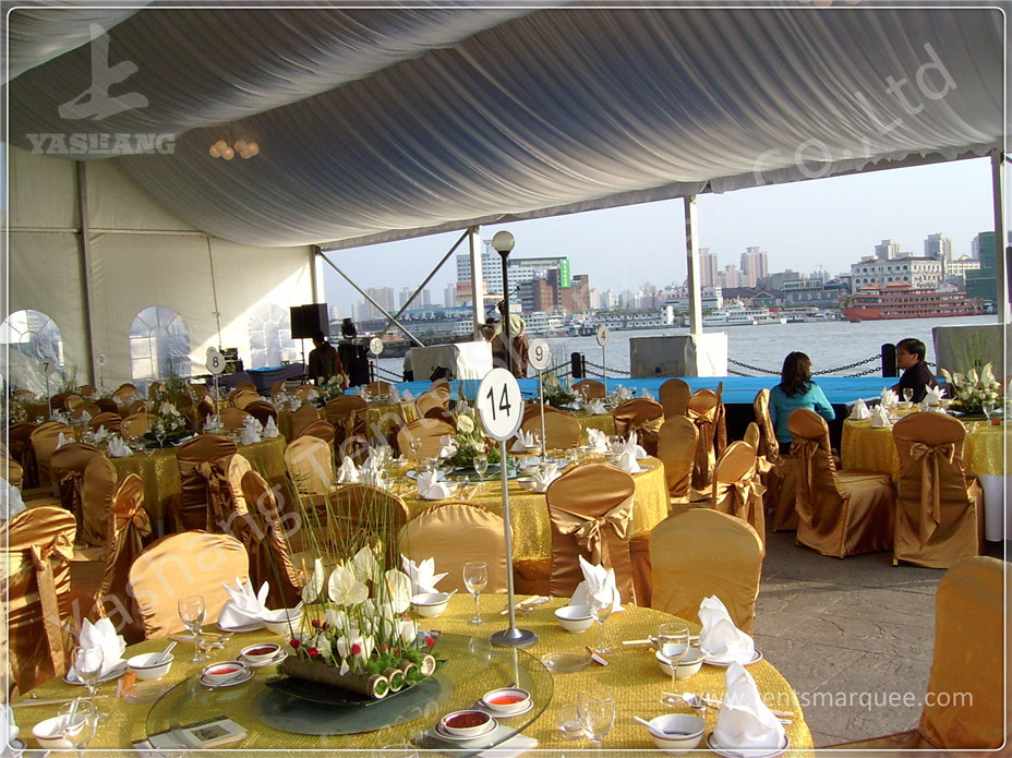 UV Resistant custom Outdoor Event Tent Building Solid Glass and EPS Wall Designed