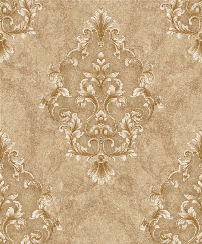Striped Pattern American Style Wallpaper Waterproof For Living Room , SGS CE Listed