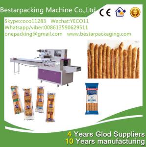Quality food flow pack machine for bread sticks,breadsticks,finger sticks ,Lance Bread Sticks pack machine wholesale