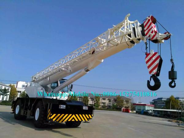 Strong Gradeability XCMG Mobile Crane / 55 Ton All Terrain Crane Four Wheel