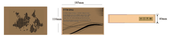 1GE Ethernet Port GPON OLT ONU , FTTH GPON ONU WIFI Tx 1310nm Rx 1490nm