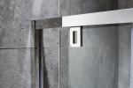 Square Sliding Shower Cubicle Polished Bathroom Glass Cubicle