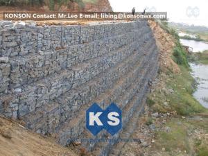 Quality Defense Gabion Retaining Wall Hexagonal Wire Mesh with Galvanized Wire 2.7MM wholesale