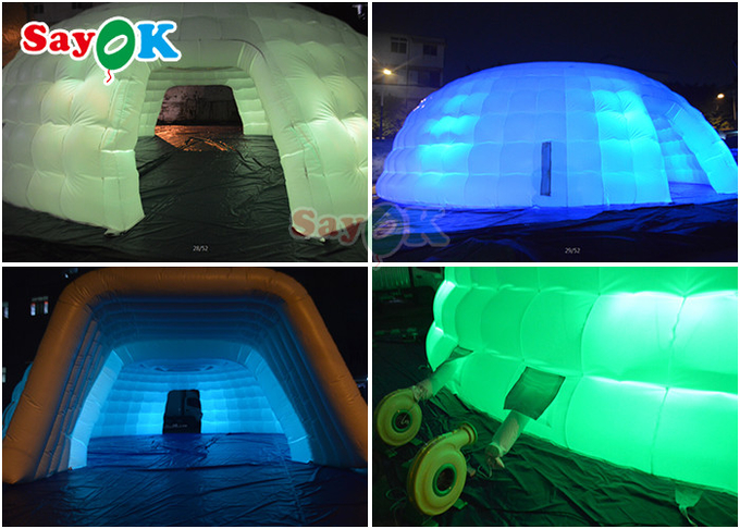 10m Inflatable Dome Tent Blow Up Marquee Wedding Party Tent
