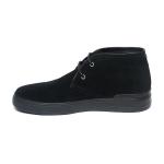 Black Lace-up Anti Slippery Mens Leather Casual Boots
