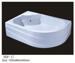 Quality Acrylic shower tray, shower basin,acrylic shower base HDP-17 1200X800X400 wholesale