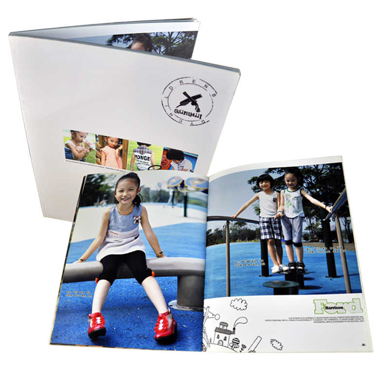 Soft Paper Brochure Catalogue Printing for children dress Advertising